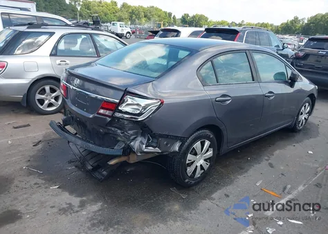 2015 Honda Civic Lx z USA, uszkodzony, nr VIN 19XFB2F5XFE061052